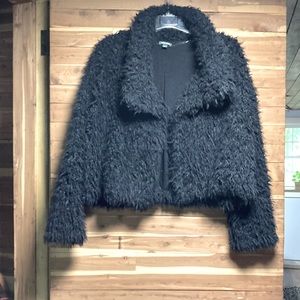 Black Fuzzy Jacket